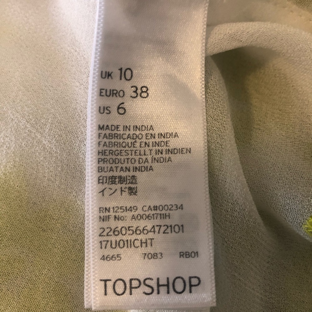 Top shop kimono. Size US 6 - Picture 5 of 5